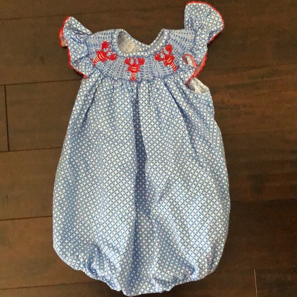 baby boy crawfish outfit